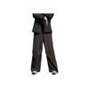 adidas Оригинальные свободные брюки Wing Chun Series Loc, однотонные свободные трикотажные спортивные брюки со шнурком, брюки унисекс, черные IZ1530