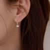 PAIGEFLYNN JEWELRY [925 Silver] Flat Hook Freshwater Pearl Earrings