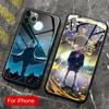 Мягкий силиконовый стеклянный чехол для телефона Detective Conan Jimmy Kudo Anime для iPhone SE 6 6s 7 8 Plus X XR XS 11 12 13 mini Pro Max