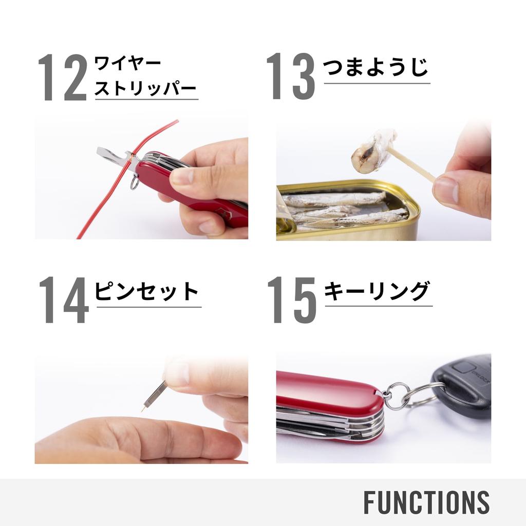 Victorinox Huntsman Полупрозрачный красный швейцарский армейский нож Многофункциональный нож Товары для предотвращения катастроф Альпинизм Пеший туризм Кемпинг Ножницы с