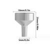 3 шт. мини-воронки из нержавеющей стали, воронка для масла, жидкости, флаконы для дозирования духов, воронки для заправки, кухонные аксессуары