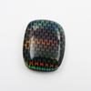 Lab-Created Opal Loose Gemstone Boulder Doublet Cushion Cut 16.40 ct for Jewelry Making and Crafts