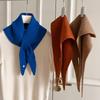 New Fashionable Soft Waxy Wool Small Scarf for Women All Match Neck Scarf Scarf Shawl High End Warm Scarf