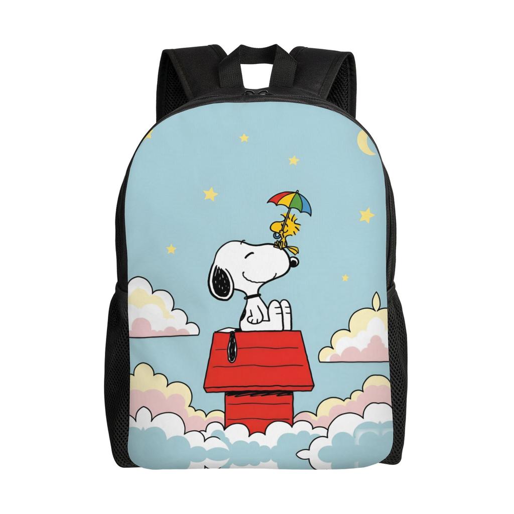 Рюкзаки S-Snoopies для женщин, мужчин, студентов колледжа, школы, сумка для книг, вмещает 15-дюймовый ноутбук, сумки с мангой