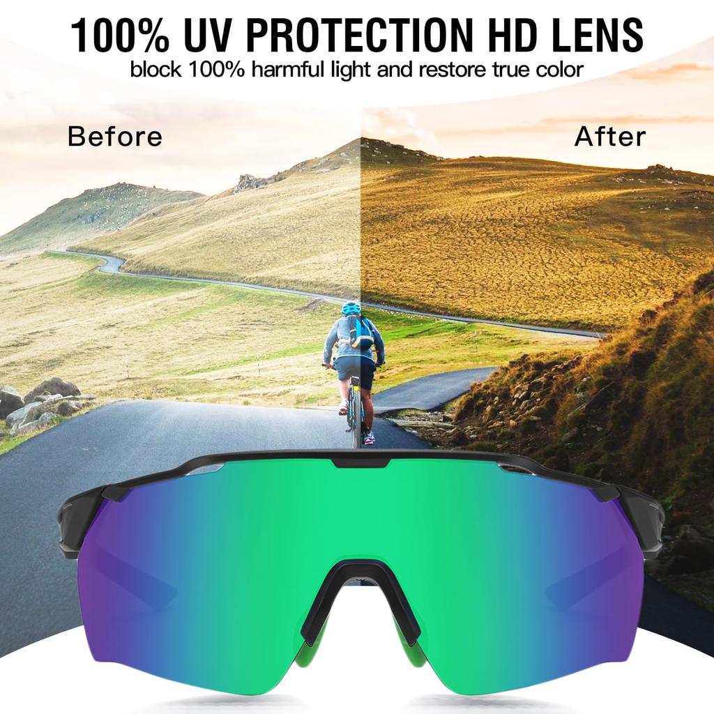 Поляризационные спортивные солнцезащитные очки UV400 для катания на лыжах 0038 [DUCO] Мужские, Защита, Велоспорт, Бейсбол, Теннис, Вождение, Бег, Рыбалка, Гольф, Марафон,