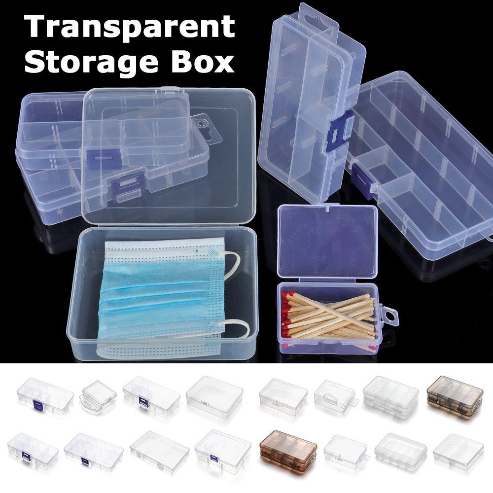 Прозрачный кейс для хранения, коробка для рыболовных инструментов, контейнер для ювелирных изделий и бусин, мелочи