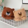 Large Capacity Bear Plush Pen Bag Animal Doll Stationery Storage Bag Children