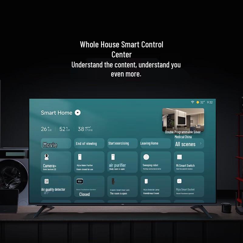 Redmi A Series 43-дюймовый Full HD Smart TV с китайской вилкой (адаптер в комплекте)