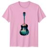 Nature Landscape Guitar Art TShirt Forest Lake Music Nature Birthday Gift