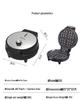 505 Kitchen Appliances Double-Sided Waffle & Pancake Maker