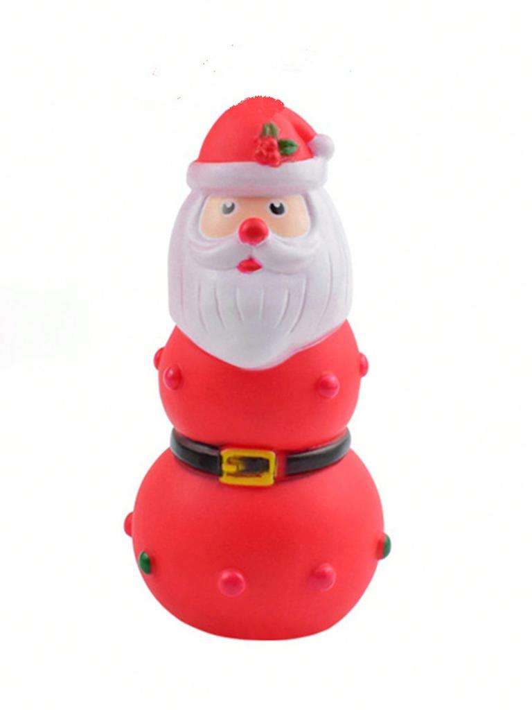 Christmas Design Durable Dog Chew Toys, Tough Squeaky Dog Grinding Teeth Toys