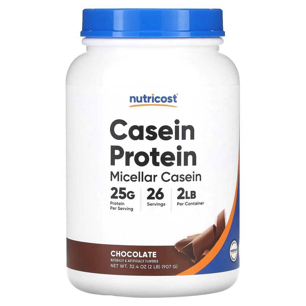 Nutricost Casein Protein, Chocolate, 2 Lb (907 G)