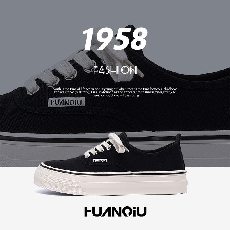 Kids Shoes Mens Casual Canvas Sneakers Low Top Round Toe Slip-On Style Comfortable Flat Shoes Daily Wear