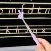 Telescopic Rod Teaching Pointer Finger Design Whiteboard Hand Pointer  School Office Supplies