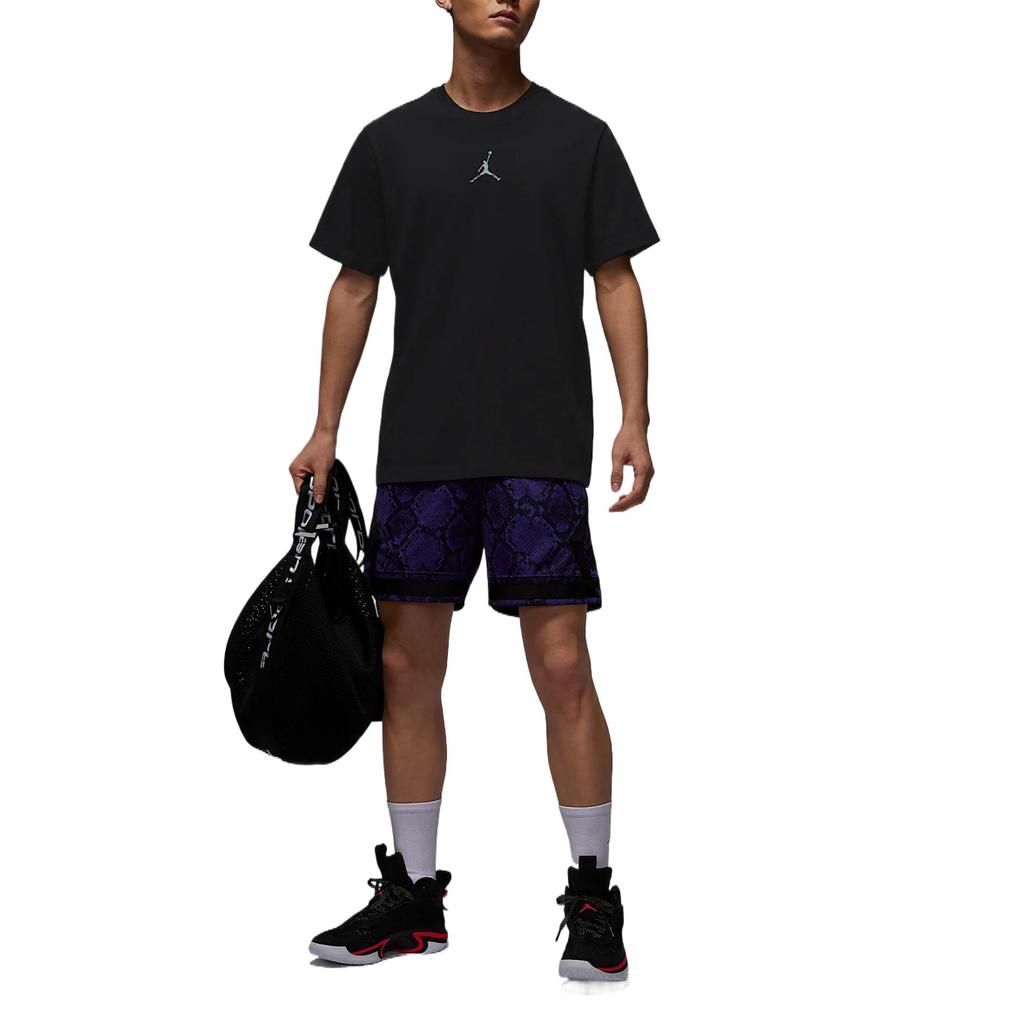 Jordan Sport Dri-FIT Diamond Snake Year Quick-Dry Mesh Casual Shorts Men Shorts Comet-Purple Black HF9908543