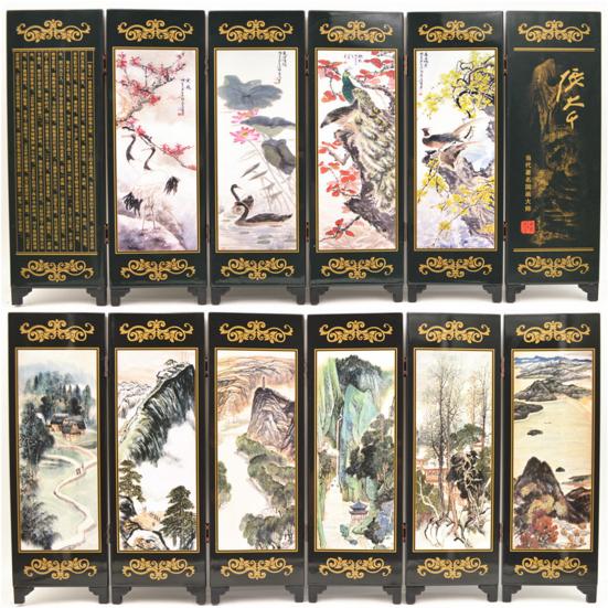 Экран ремесла отличный гладкий край деревянный благословение долговечность узор дизайн лак домашний декор