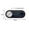 TESY Car Camera Cover For Tesla Model Y 3 Cybertruck All Webcam Slide Blocker Privacy Protector Compatible with PC Laptop