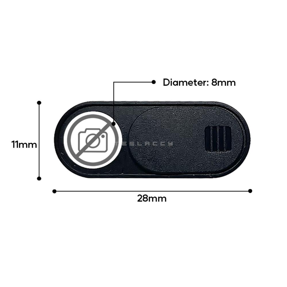 TESY Car Camera Cover For Tesla Model Y 3 Cybertruck All Webcam Slide Blocker Privacy Protector Compatible with PC Laptop