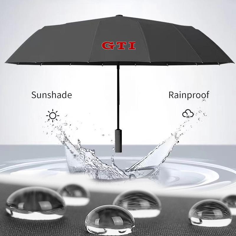 2026 Hot For Volkswagen VW Car Fully Automatic Folding Umbrella Sunshade Accessories For Volkswagen VW Golf GTI Polo Passat Scir