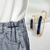Full Rhinestone For Girls Women Brooch Tightening Waistband Pin Sweater Pants Pin Korean Buckle Pin