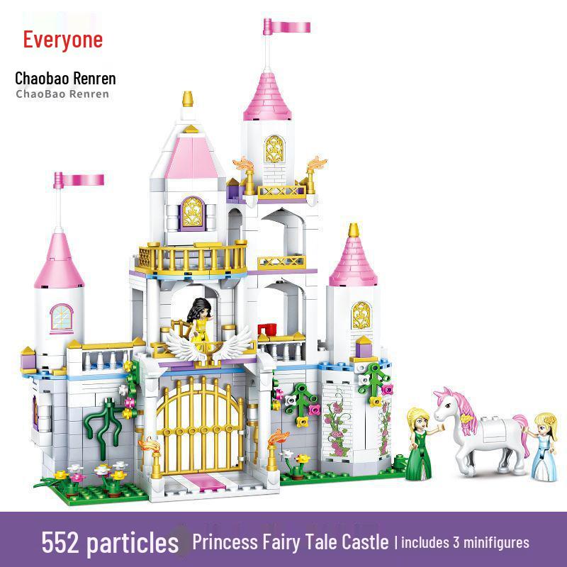 Princess Castle Treehouse Building Blocks - Compatible with Lego, Perfect for Girls