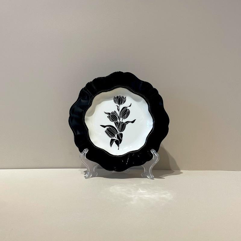 Винтажный керамический набор столовой посуды «Тюльпан» 2025 Новые ретро миски тарелки блюда столовая посуда