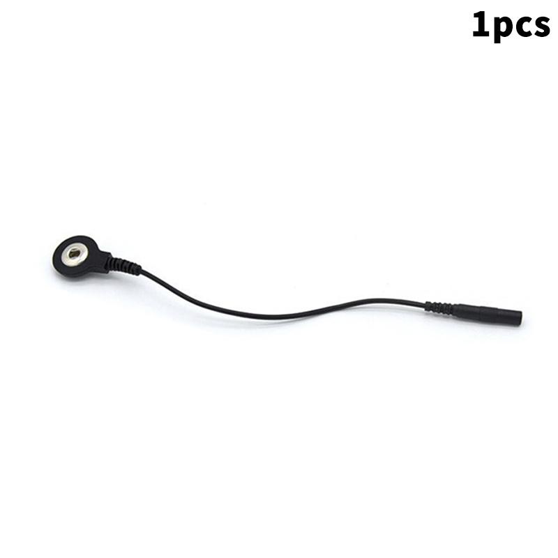 Standard Electrode Lead Wires Cables Electrode Wires DC Head 2mm Snap 3.5mm Plug For Tens/Ems Massager Therapy Electrode Gloves