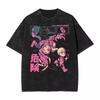 Resident Evil Biohazard 3 Horror Game Washed Graphic Tee Retro Harajuku Print Oversized Short Sleeve Unisex Casual Streetwear Cotton Tops Men Women