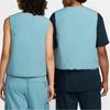 Nike Серия ACG Skull Peak Жилет без рукавов с принтом логотипа, на молнии, с V-образным вырезом, двусторонний, PrimaLoft, унисекс, джинсово-синий FV8694-464