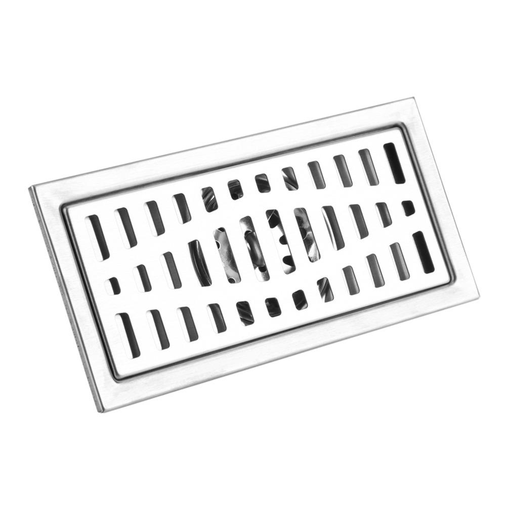 Stainless Steel Floor Drain Silver Tile Insert Drain Modern Floor Waste Grate  Kitchen