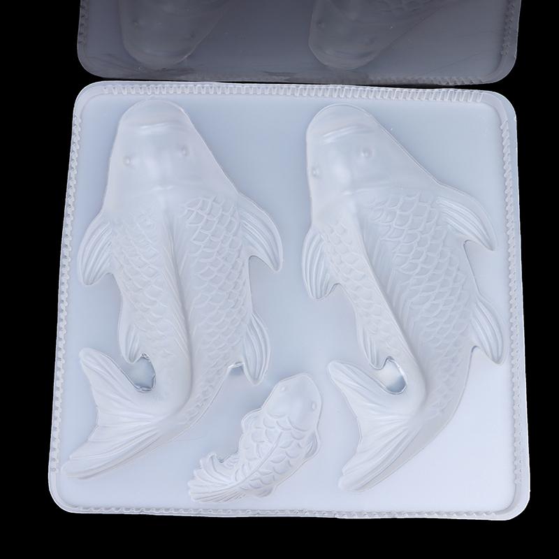 1 шт. креативные силиконовые формы для карпа кои, 3D формы для изготовления мыла, инструменты для выпечки «сделай сам»