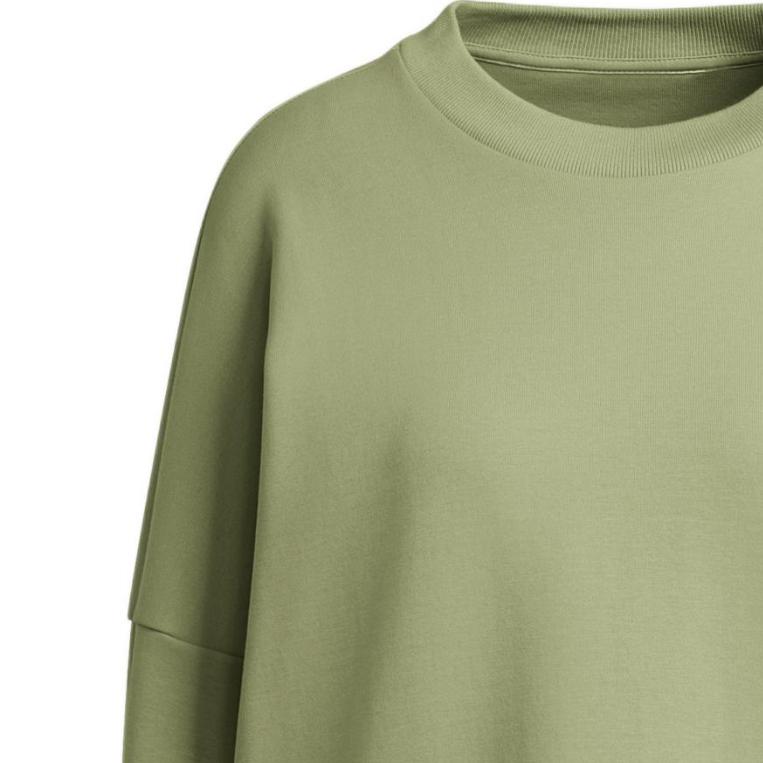 adidas Fi 3s Crew Neck Толстовка Женская Топы Кислотно-Зеленый HC1639