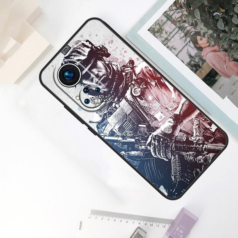Чехол для Honor Win RT 400 200 50 70 90 X8c X8b X9a X9b X9c, Армейский Солдат Спецназ For Honor Magic 8 Pro 5 6 7 Lite