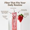 Organic Traditions Fiber Flow™, Клубничный вкус, 12 упаковок, 9,7 г (0,34 унции) за упаковку