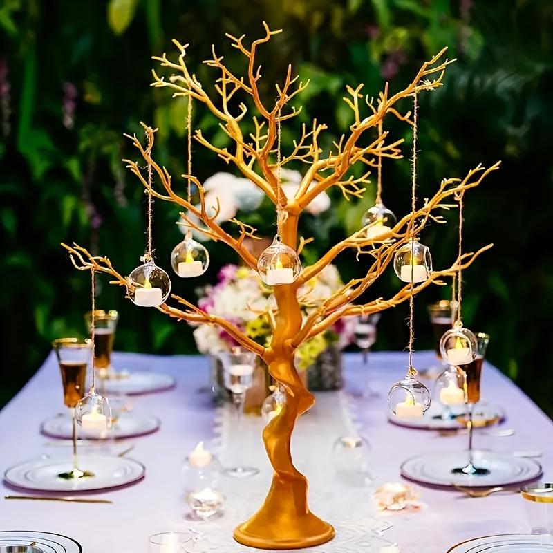 2 шт. Подвесной хрустальный стеклянный подсвечник в деревенском стиле, романтический домашний декор, микро-ландшафтные стеклянные шары