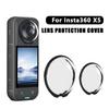 Для Insta360 X5 Защитная крышка для объектива ПК Оптическое стекло Защитная крышка объектива камеры Защита от пыли Устойчивая к царапинам HD PC Аксессуары для объектива