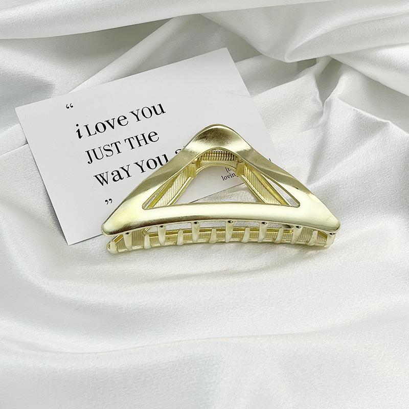 Модные женские металлические когти для волос, модные золотые серебряные заколки-крестики для волос, корейские геометрические шпильки для волос, аксессуары для волос для девочек