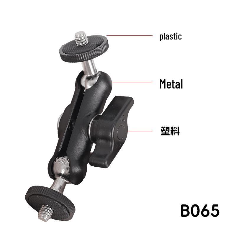 Double-Headed Magic Arm Bracket with Flash Clamp