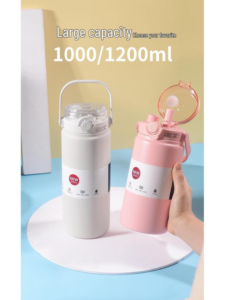 Изолированная чашка-соломинка из нержавеющей стали 316 - Большая вместимость, портативная для студентов