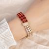 Luxury temperament clasp bracelet, women's bracelet, colorful jewelry, accessories, wedding, holiday gift, party jewelry