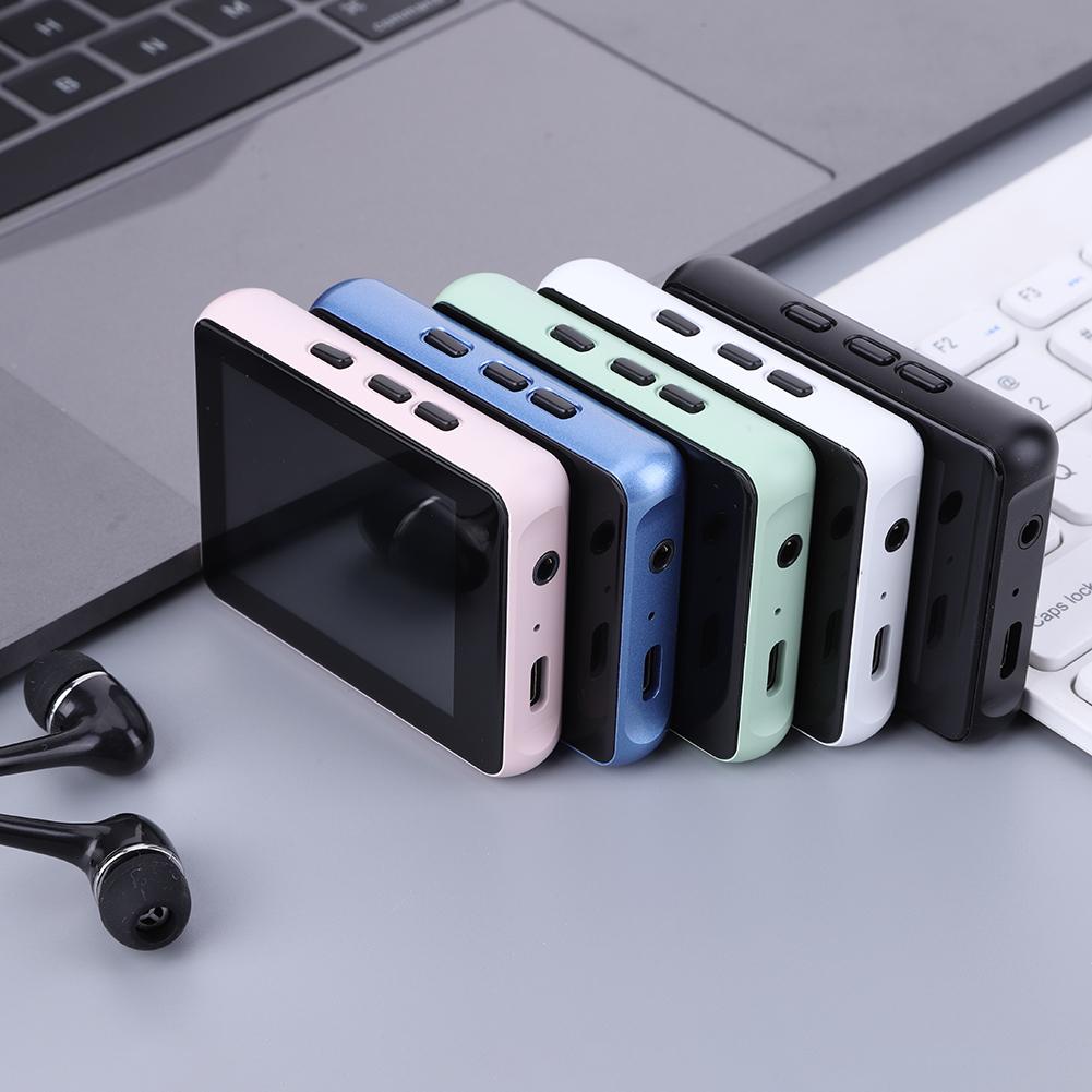 2,4-дюймовый HiFi MP3-плеер с сенсорным экраном, Bluetooth5.3, музыкальный плеер с динамиком/FM-радио/диктофоном/электронной книгой/фотографией+проводные наушники