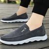 Модная весенне-осенняя мужская повседневная обувь для улицы, мягкая подошва, нескользящая обувь, дышащая, износостойкая тканевая обувь для пожилых мужчин