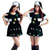 New Green Elf Christmas Costume Green Christmas Costume Temptation Night Stage Costume