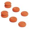 6pcs Thumb Stick Grip Caps Non-Slip Handle Rocker Button Cap for Game Controller Accessories Orange
