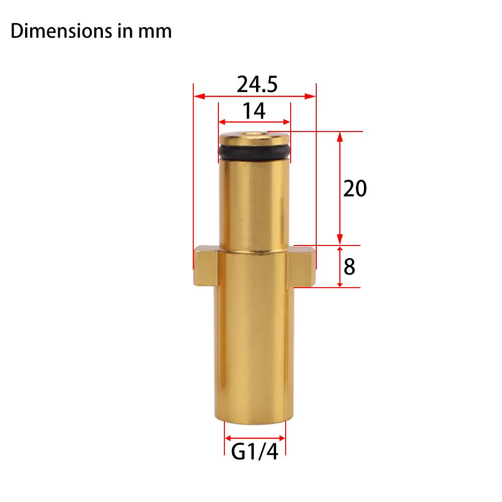 Pressure Washer Jet Lance Spear Nozzle Car Washer Spray Lance Rotating Turbo Nozzle for Nilfisk STIHL Calm Husqvarna Greenworks