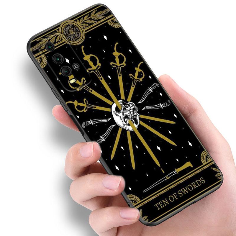 Чехол для телефона Witches Moon Tarot для Xiaomi Redmi Note 5 6 9T K20 K40 K50 Pro 7A 8A 9A 9C 9i 10A 10C A1 S2, мягкий черный чехол из ТПУ