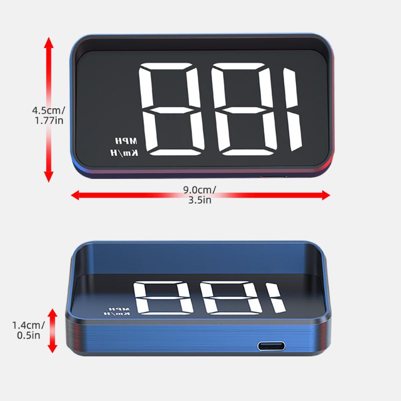 1 шт. Автомобильный проекционный HD дисплей M2 GPS спидометр скорость цифровой HUD проектор на лобовое стекло для всех автомобилей автоэлектроника аксессуары