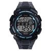 Men's Classic ODM Digital Watch Black Plastic 3ATM Waterproof with Chinese Movement Luxury Sport Feature Alarm