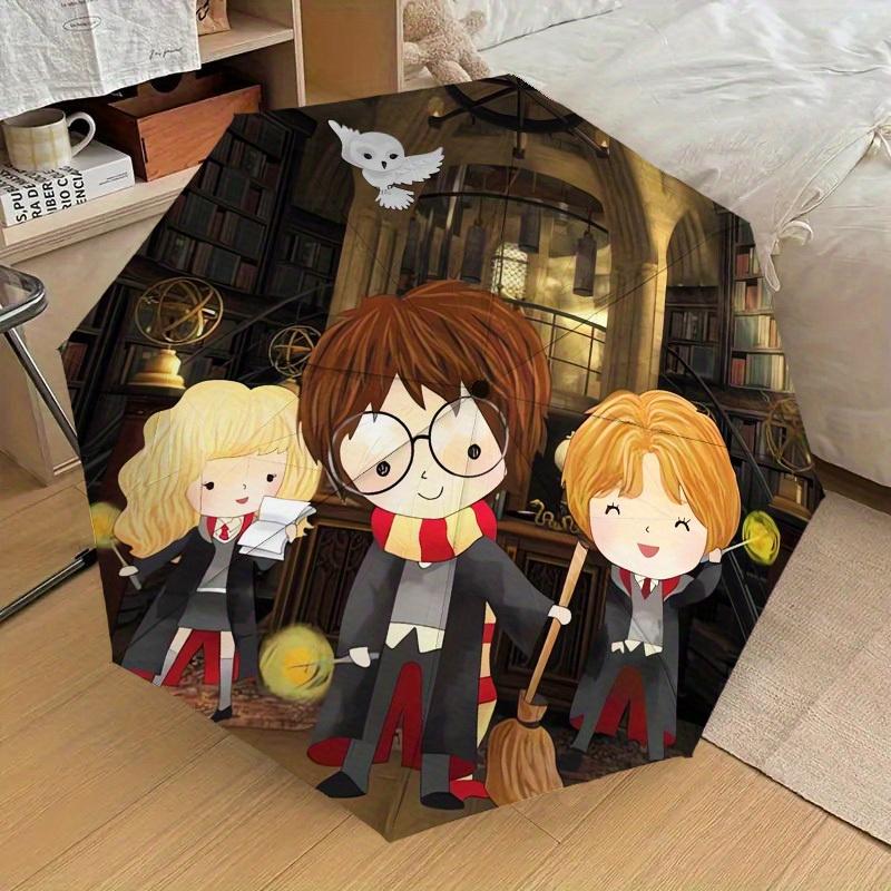 1pc Harry Potter, Library Themed High-quality Umbrella,Automatic Opening and Closing Umbrella,Multi-functional Umbrella G0811276