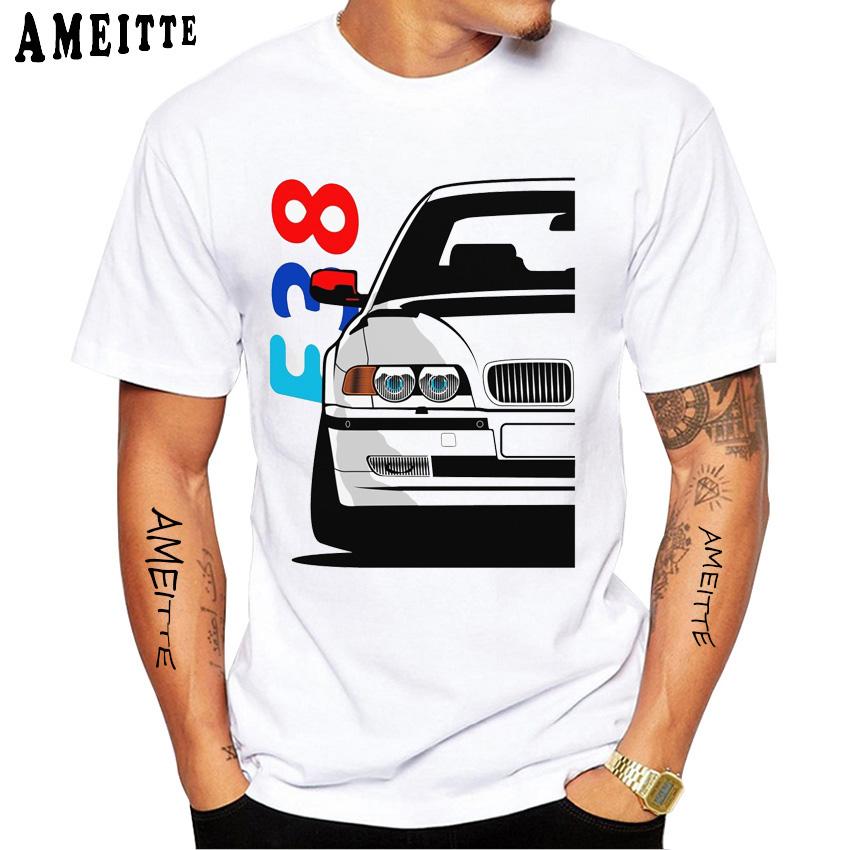 E60 LCI M5 T shirt Newest Summer Men Short Sleeve Classic E34 E30 E36 T-Shirt Hip Hop Boy Casual White Tees Tops